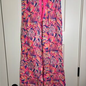 Lilly Pulitzer Neon Sea‎ Shell Pajama Pants XS